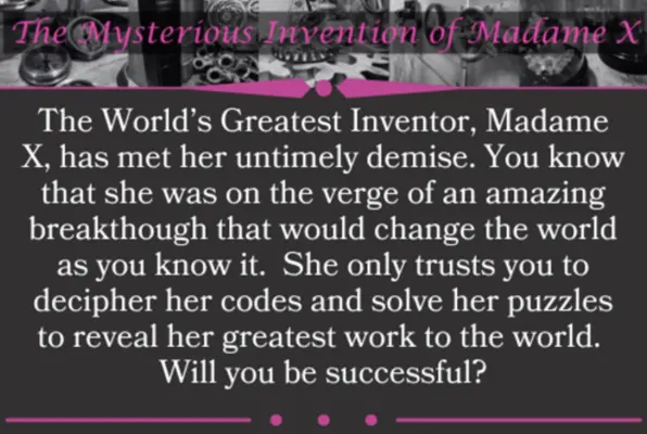 The Mysterious Invention of Madame X (BreakOut Escape Rooms) Escape Room