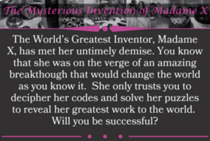 Квест The Mysterious Invention of Madame X