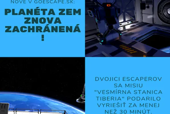 Vesmírna Stanica Tiberia VR (GoEscape.sk) Escape Room