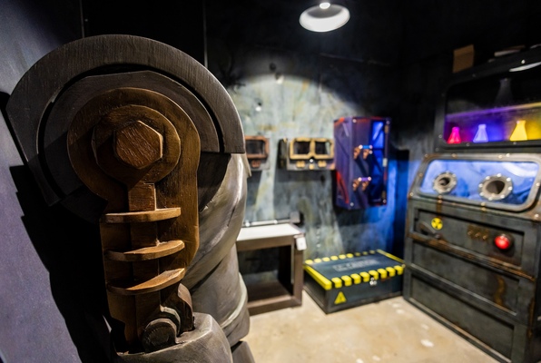 Captain Maniacal's Lair-Bratorium (Red Door Escape Room Oklahoma City) Escape Room