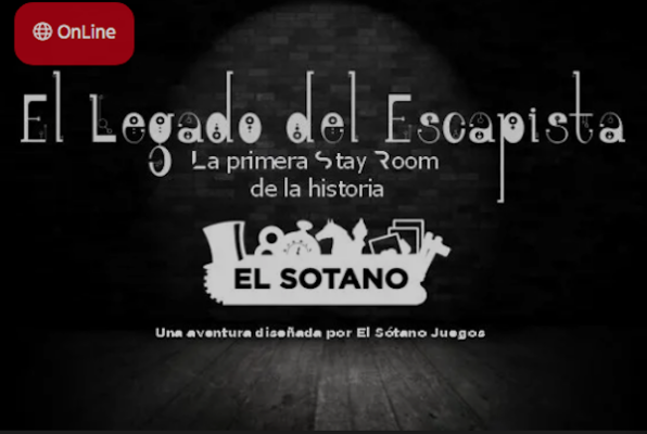 El Legado del Escapista Online (El Sótano Juegos) Escape Room