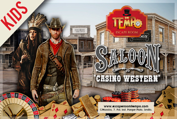 Casino Western Infantil (Tempo) Escape Room