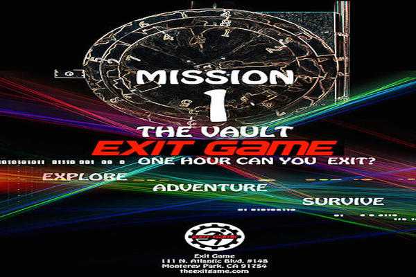 Mission 1. The Vault (Exit Game) Escape Room