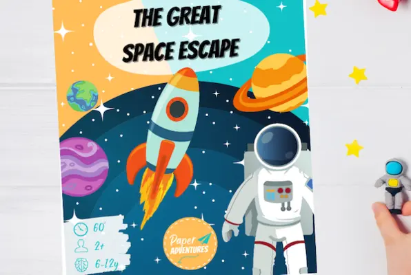 Great Space Escape (Paper Adventures) Escape Room