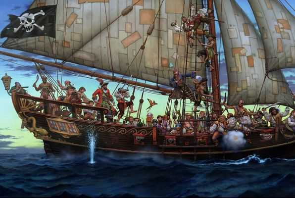 Pirate Ship (Break the Code) Escape Room