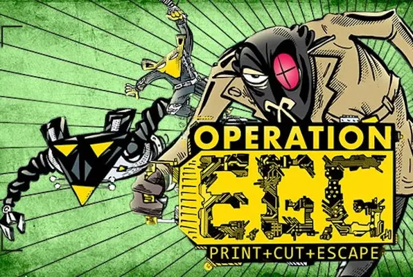 Print + Cut + Escape: Operation E.G.G. (clueQuest) Escape Room