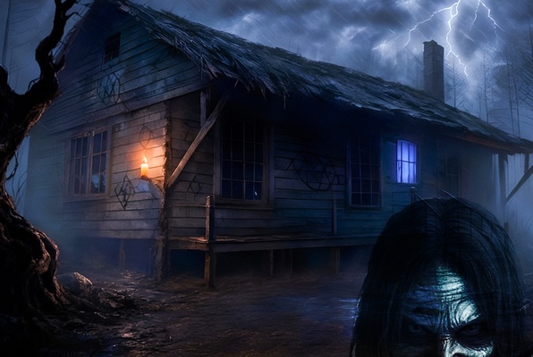 The Haunted Cabin in the Woods The Haunted Cabin in the Woods