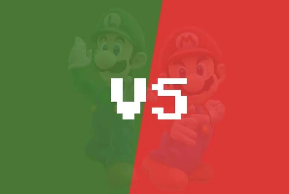 Mario Vs Luigi