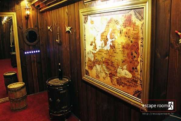 Senā kapteiņa kajīte (Escape Room) Escape Room
