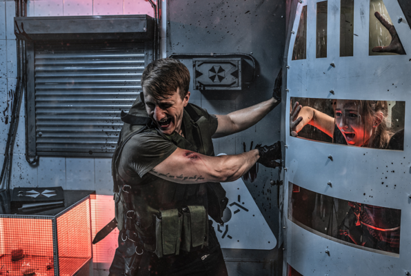 Zombievirus Umbrella Corporation (Black Room) Escape Room