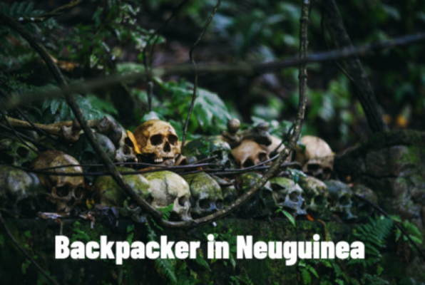 Backpacker in Neuguinea