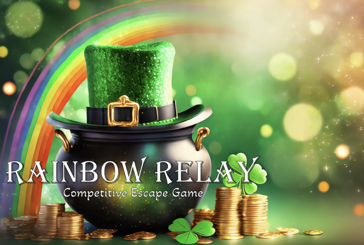Rainbow Relay: Leprechaun Themed Escape Room Online (Vortex Events: Virtual Team Adventures) Escape Room